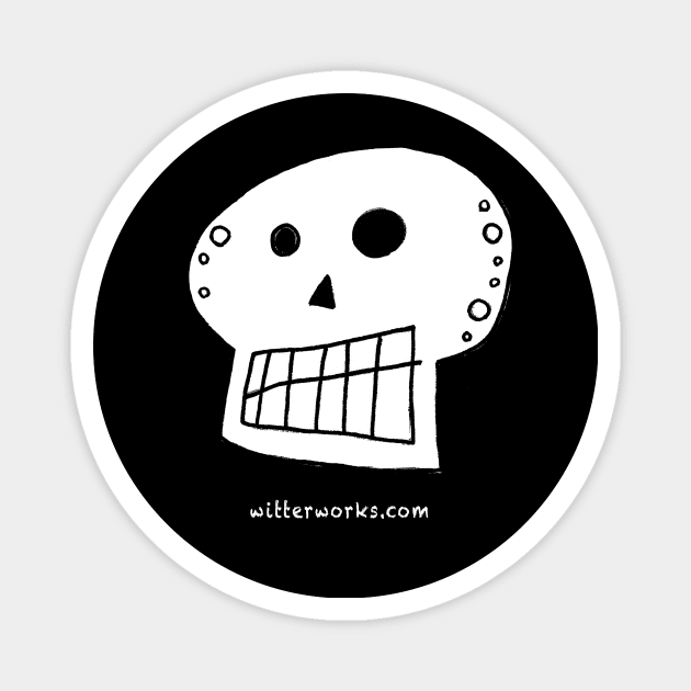 Silly Skull by Witterworks Magnet by witterworks